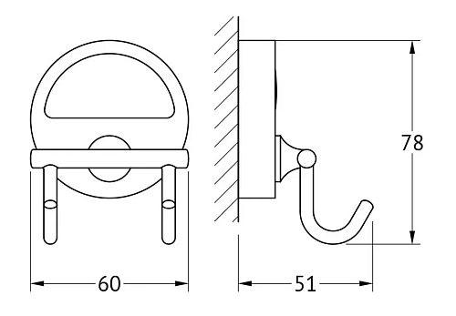 Крючок FBS Luxia LUX 002 двойной Крючок FBS Luxia LUX 002 двойной