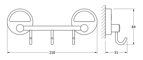 Крючок FBS Luxia LUX 024 длина 20 см Крючок FBS Luxia LUX 024 длина 20 см