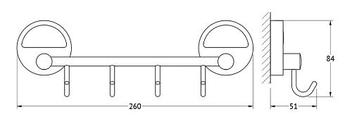 Крючок FBS Luxia LUX 025 длина 25 см Крючок FBS Luxia LUX 025 длина 25 см