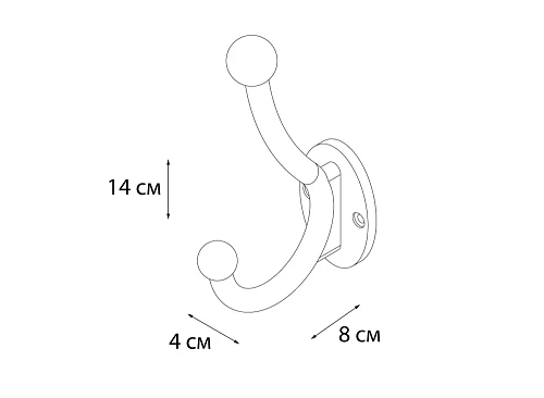Крючок Fixsen Hotel FX-31005A Крючок Fixsen Hotel FX-31005A