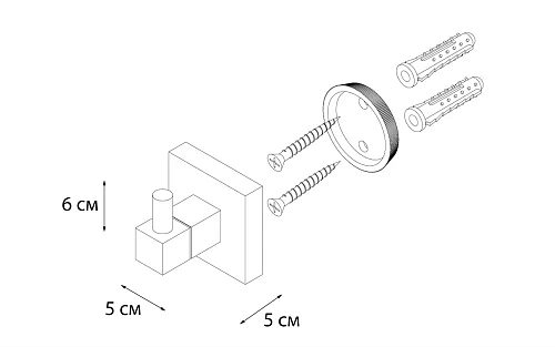 Крючок Fixsen Metra FX-11105 Крючок Fixsen Metra FX-11105