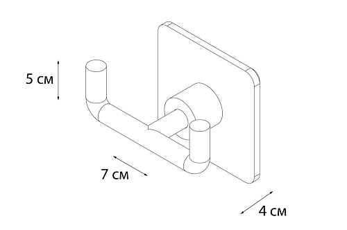 Крючок Fixsen Square FX-93105A Крючок Fixsen Square FX-93105A