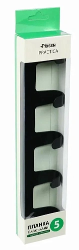 Крючок Fixsen, FX-805B-5, черный Крючок Fixsen, FX-805B-5, черный