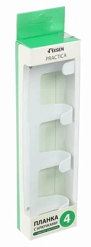 Крючок Fixsen, FX-805W-4, белый Крючок Fixsen, FX-805W-4, белый