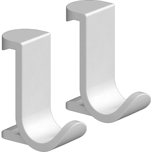 Крючок Hansgrohe WallStoris широкий, для крепления на штангу 27914700, матовый белый Крючок Hansgrohe WallStoris широкий, для крепления на штангу 27914700, матовый белый