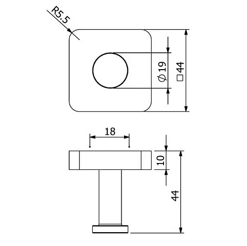 Крючок Kludi VELA S 2598453 белый матовый Крючок Kludi VELA S 2598453 белый матовый