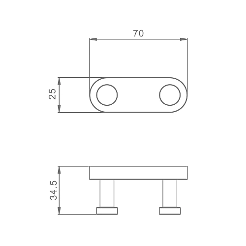 Крючок Raglo R300.052.06 черный Крючок Raglo R300.052.06 черный