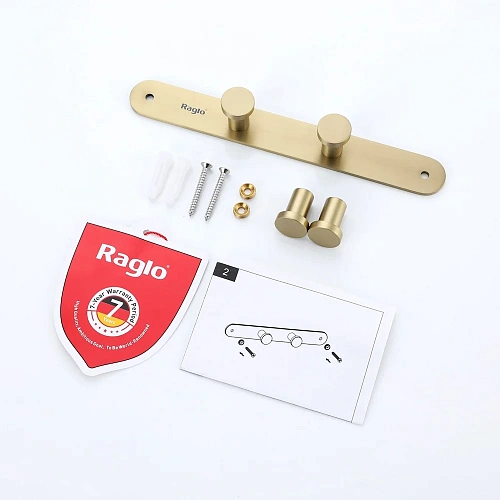 Крючок Raglo R300.054.03 сатин золотой Крючок Raglo R300.054.03 сатин золотой