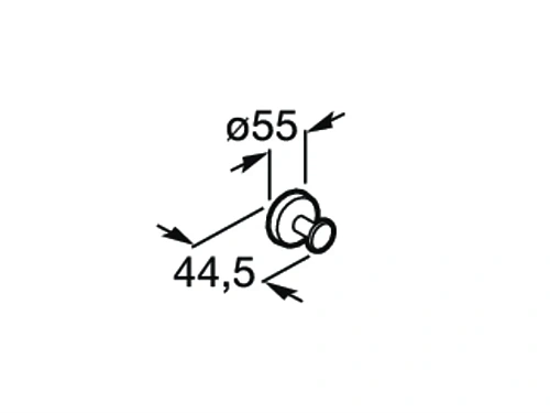 Крючок Roca Twin 816700001 Крючок Roca Twin 816700001