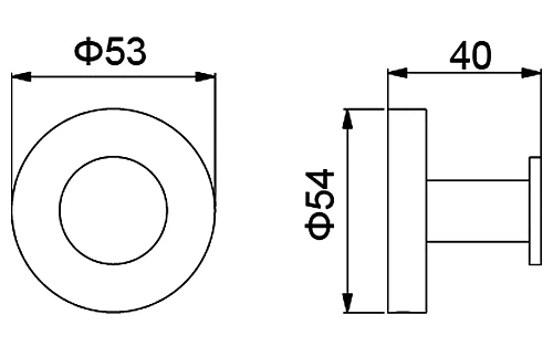 Крючок Timo Saona 13011/13 никель Крючок Timo Saona 13011/13 никель