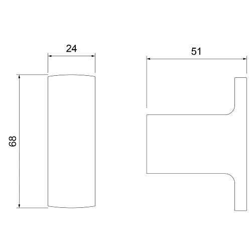 Крючок Timo Torne 43011/03 черный Крючок Timo Torne 43011/03 черный