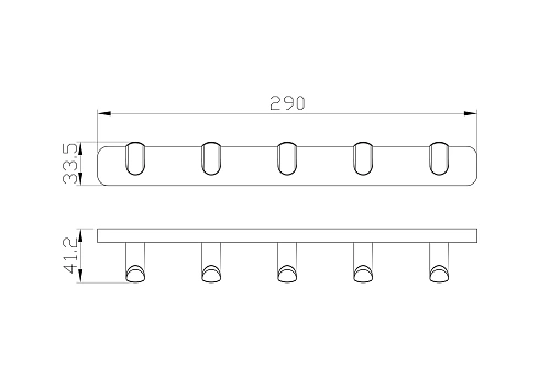 Крючок Wonzon & Woghand темный графит (WW-9355) Крючок Wonzon & Woghand темный графит (WW-9355)