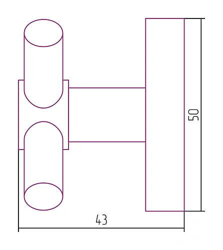 Крючок Сунержа Виктория настенная (L 50) 9007-3007-0000 RAL 9007 Серо-алюминиевый Крючок Сунержа Виктория настенная (L 50) 9007-3007-0000 RAL 9007 Серо-алюминиевый