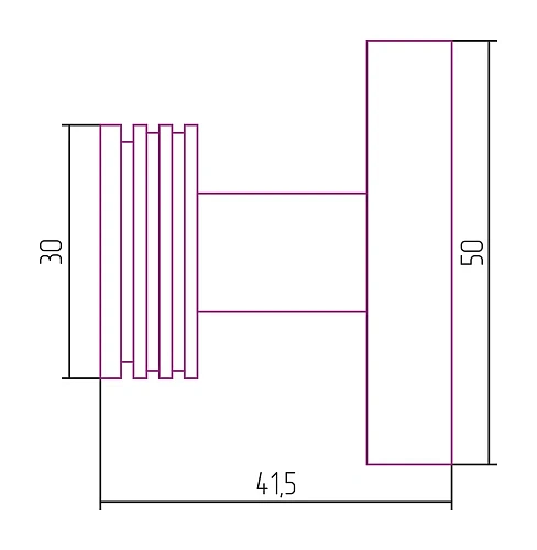 Крючок Сунержа Каньон настенная (L 50) 51-3005-0000 Флок состаренная бронза Крючок Сунержа Каньон настенная (L 50) 51-3005-0000 Флок состаренная бронза