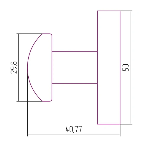 Крючок Сунержа Сфера настенная (L 50) 12-3006-0000 Белый Крючок Сунержа Сфера настенная (L 50) 12-3006-0000 Белый