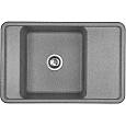 Кухонная мойка Aquaton Беллис 78 1A725032BS230 из литого мрамора, серый Кухонная мойка Aquaton Беллис 78 1A725032BS230 из литого мрамора, серый