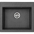 Кухонная мойка Aquaton Линеа 58 1A733032LW210 из литого мрамора, графит Кухонная мойка Aquaton Линеа 58 1A733032LW210 из литого мрамора, графит