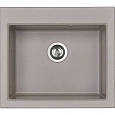 Кухонная мойка Aquaton Линеа 58 1A733032LW250 из литого мрамора, серый шелк Кухонная мойка Aquaton Линеа 58 1A733032LW250 из литого мрамора, серый шелк