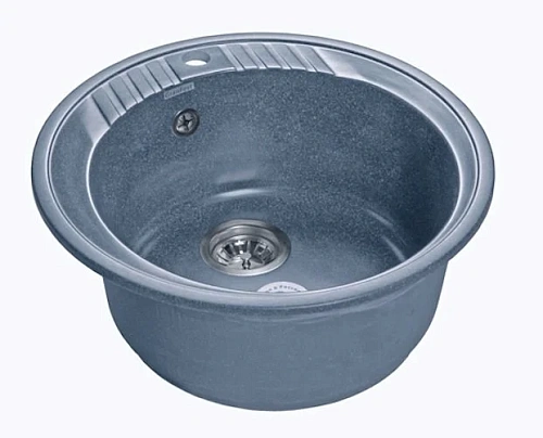 Кухонная мойка GranFest Rondo R-520 графит графит Кухонная мойка GranFest Rondo R-520 графит графит