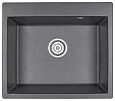 Кухонная мойка Granula 6001, ГРАФИТ (ЧЁРНО-СЕРЫЙ), кварц 600х520 Кухонная мойка Granula 6001, ГРАФИТ (ЧЁРНО-СЕРЫЙ), кварц 600х520