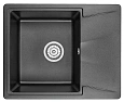 Кухонная мойка Granula 6201, ЧЁРНЫЙ, кварц 620х500 Кухонная мойка Granula 6201, ЧЁРНЫЙ, кварц 620х500