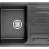 Кухонная мойка Granula 7001, ЧЁРНЫЙ, кварц 695х495 Кухонная мойка Granula 7001, ЧЁРНЫЙ, кварц 695х495
