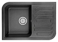 Кухонная мойка Granula 7001, ЧЁРНЫЙ, кварц 695х495 Кухонная мойка Granula 7001, ЧЁРНЫЙ, кварц 695х495