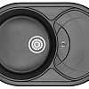 Кухонная мойка Granula 7801, ЧЁРНЫЙ, кварц 775х495 Кухонная мойка Granula 7801, ЧЁРНЫЙ, кварц 775х495