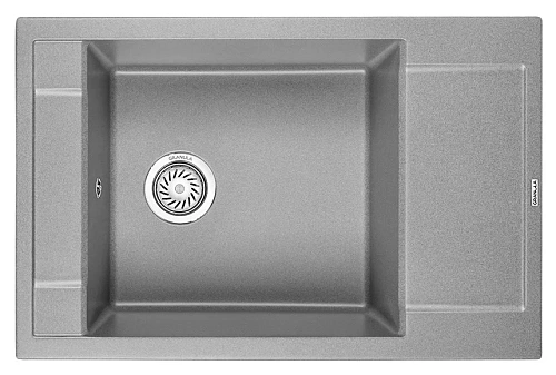 Кухонная мойка Granula 7806, АЛЮМИНИУМ, кварц 780х500 Кухонная мойка Granula 7806, АЛЮМИНИУМ, кварц 780х500