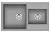 Кухонная мойка Granula 8201, БАЗАЛЬТ, кварц 820x500