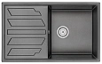 Кухонная мойка Granula 8601, ЧЁРНЫЙ, кварц 860х500 Кухонная мойка Granula 8601, ЧЁРНЫЙ, кварц 860х500