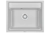 Кухонная мойка Granula KS-6003, АРКТИК (БЕЛЫЙ), кварц 600х510