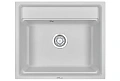 Кухонная мойка Granula KS-6003, АРКТИК (БЕЛЫЙ), кварц 600х510 Кухонная мойка Granula KS-6003, АРКТИК (БЕЛЫЙ), кварц 600х510
