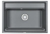 Кухонная мойка Granula KS-7301, АЛЮМИНИУМ, кварц 730х510