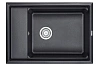 Кухонная мойка Granula KS-7305, ШВАРЦ (чёрный металлик), кварц 730х510