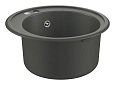 Кухонная мойка GROHE K200 с одной чашей, диаметр 510 мм, серый гранит (31656AT0) Кухонная мойка GROHE K200 с одной чашей, диаметр 510 мм, серый гранит (31656AT0)