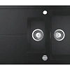 Кухонная мойка GROHE K400 с 1,5 чашей, 1000 x 500 мм, черный гранит (31642AP0) Кухонная мойка GROHE K400 с 1,5 чашей, 1000 x 500 мм, черный гранит (31642AP0)
