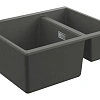 Кухонная мойка GROHE K500 с 1,5 чашей, 555 x 460 мм, серый гранит (31648AT0) Кухонная мойка GROHE K500 с 1,5 чашей, 555 x 460 мм, серый гранит (31648AT0)
