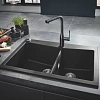 Кухонная мойка GROHE K700 с 2 чашами, 838 x 559 мм,черный гранит (31657AP0) Кухонная мойка GROHE K700 с 2 чашами, 838 x 559 мм,черный гранит (31657AP0)