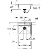 Кухонная мойка GROHE K700 с одной чашей, 560 x 510 мм, черный гранит (31651AP0) Кухонная мойка GROHE K700 с одной чашей, 560 x 510 мм, черный гранит (31651AP0)