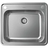 Кухонная мойка Hansgrohe S41 S412-F500 500/400 43336800, нержавеющая сталь встраиваемая