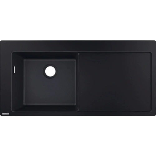 Кухонная мойка Hansgrohe S51 S5110-F450 450 с крылом 43330170, черный графит встраиваемая Кухонная мойка Hansgrohe S51 S5110-F450 450 с крылом 43330170, черный графит встраиваемая