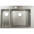 Кухонная мойка hansgrohe S71 S711-F655, нержавеющая сталь 43309800 Кухонная мойка hansgrohe S71 S711-F655, нержавеющая сталь 43309800