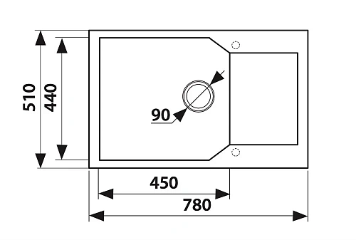 Кухонная мойка Kaiser KMM-5178 G Grey (310) Кухонная мойка Kaiser KMM-5178 G Grey (310)