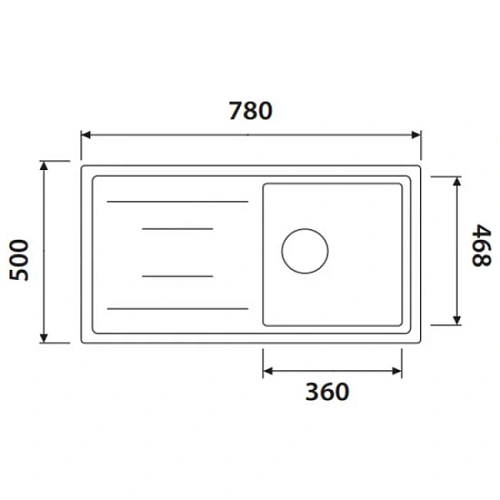 Кухонная мойка Kaiser Песочный мрамор KGM-7850-SB Кухонная мойка Kaiser Песочный мрамор KGM-7850-SB