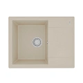 Кухонная мойка Lemark IMANDRA 640 врезная из кварцгранита, с крылом, бежевый 9910020 Кухонная мойка Lemark IMANDRA 640 врезная из кварцгранита, с крылом, бежевый 9910020