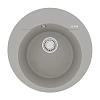 Кухонная мойка Lemark SULA 500 врезная круглая из кварцгранита, грей 9910003