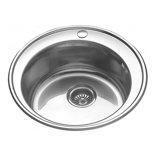 Кухонная мойка MELANA 510 0,8/180 врезная круглая с сифоном (001 ta *15) 001 ta (*15) Кухонная мойка MELANA 510 0,8/180 врезная круглая с сифоном (001 ta *15) 001 ta (*15)