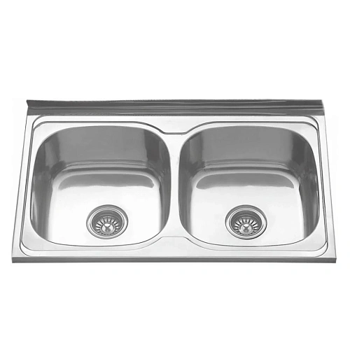 Кухонная мойка MELANA 8050S 0,6/180 2-я чаша накладная прямоугольная с сифоном (175t *7) 175 t (*7) Кухонная мойка MELANA 8050S 0,6/180 2-я чаша накладная прямоугольная с сифоном (175t *7) 175 t (*7)