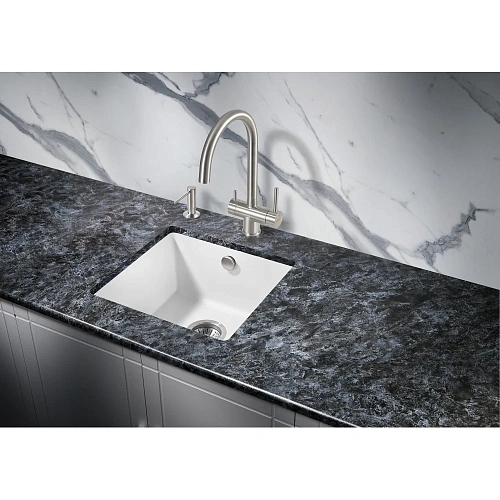 Кухонная мойка Milacio Leon 45 Cuarzo (MC.77092), белый Кухонная мойка Milacio Leon 45 Cuarzo (MC.77092), белый